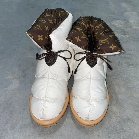 LOUIS VUITTON Nylon Monogram Pillow Comfort Ankle Boot 38 Brand new - Picture 2 of 13